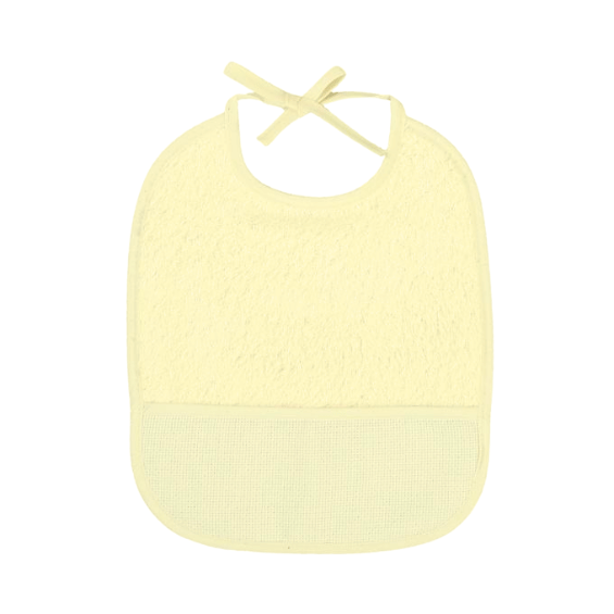 Bavoir à broder beige - 3 mois - DMC