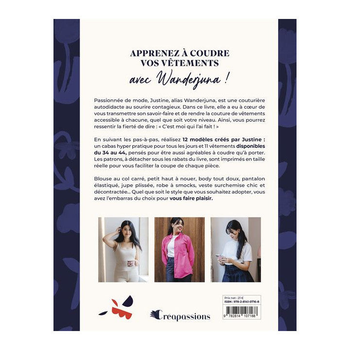 Coudre avec Wanderjuna, 12 jolies pièces