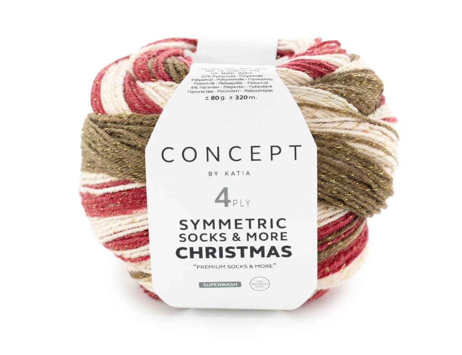 Symmetric Socks & More Christmas - KATIA