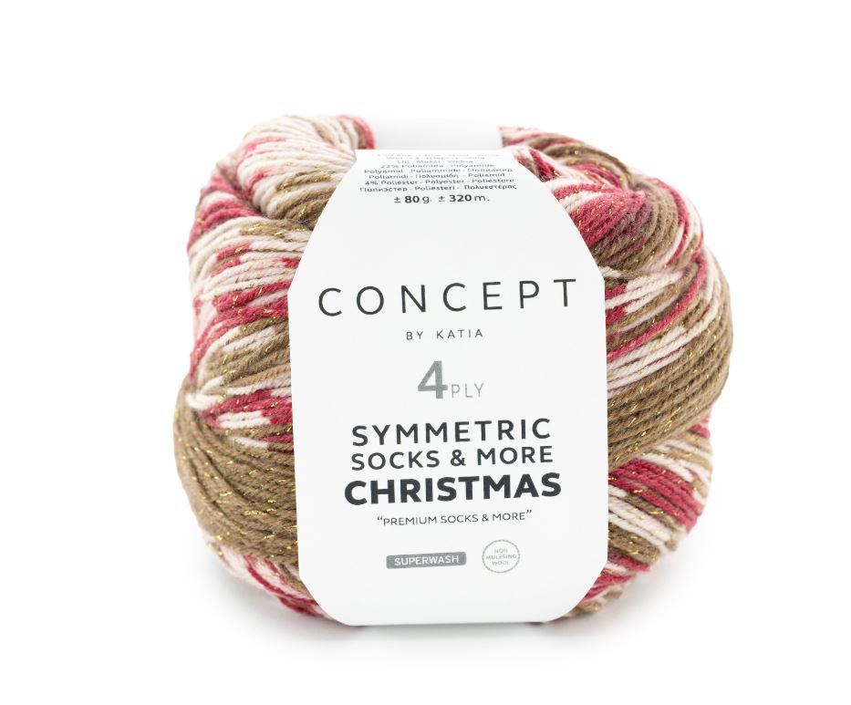 Symmetric Socks & More Christmas - KATIA