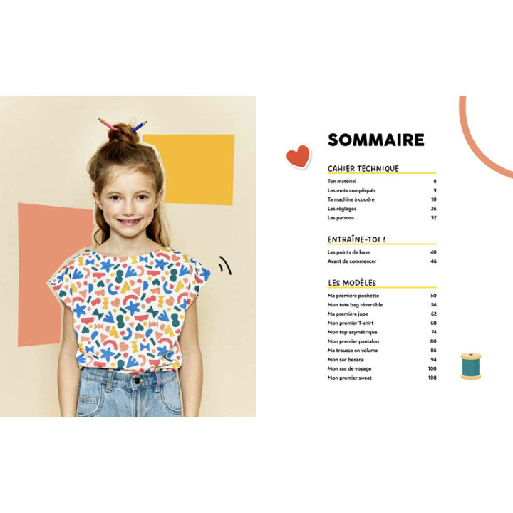 Je couds à la machine - Mes premiers pas en couture dès 8 ans