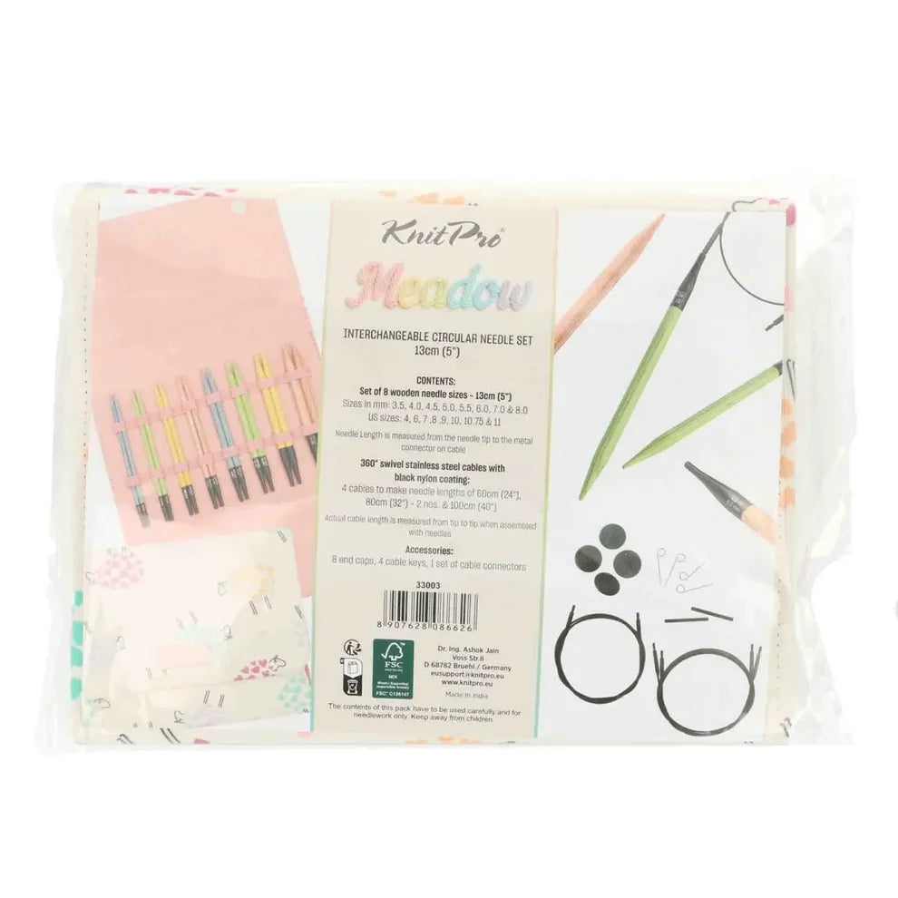 KnitPro Meadow Kit d'aiguilles interchangeables 13 cm
