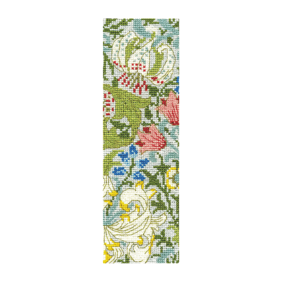 Kit marque page point de croix Golden lily