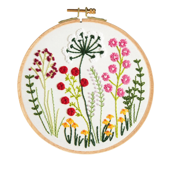 Kit broderie DMC - esprit campagne