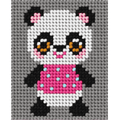 Kit canevas enfant - Panda – Initiation à la broderie