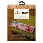 Kit marque page point de croix Branches de pivoines