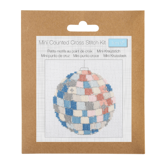 Kit point de croix - Boule à facettes