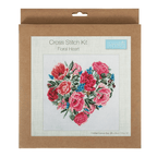 Kit point de croix compté - Floral heart