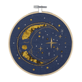 Kit broderie - lune perles