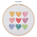 Kit broderie - Ombre Hearts