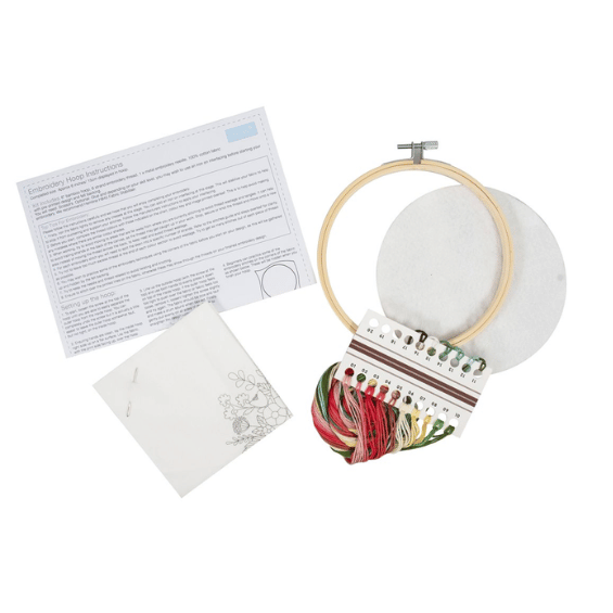 Kit broderie - scarabée fleuri