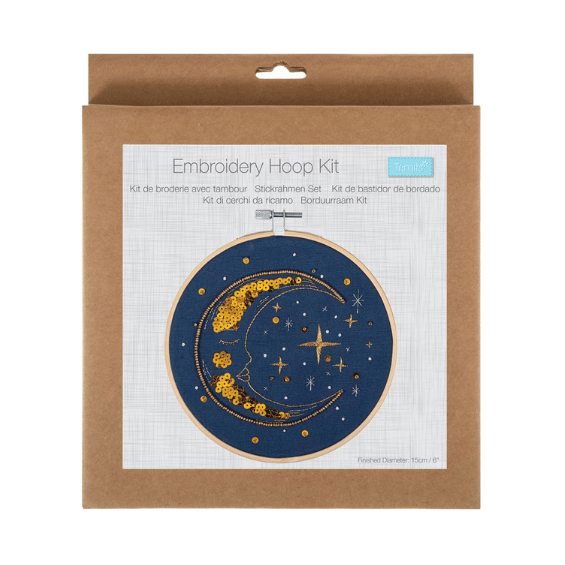 Kit broderie - lune perles
