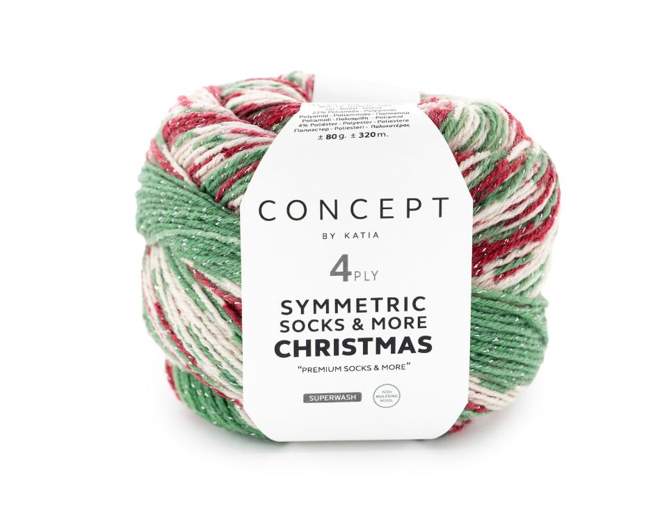 Symmetric Socks & More Christmas - KATIA