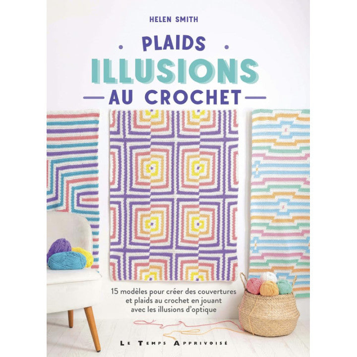 Plaids illusion au crochet