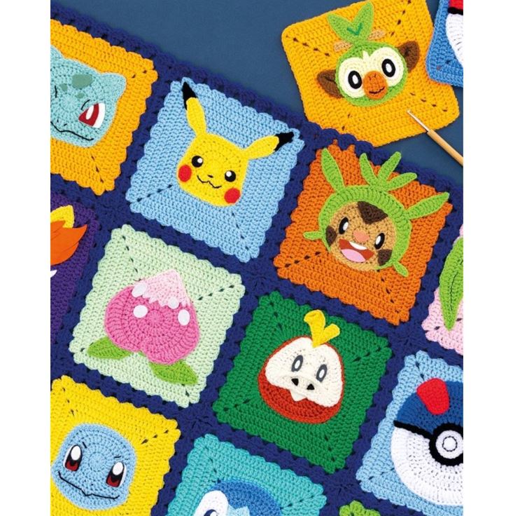 Pokémon au crochet : 30 modèles de granny squares