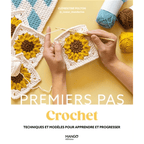 Premiers pas au crochet, techniques et modèles - Clémentine Polton