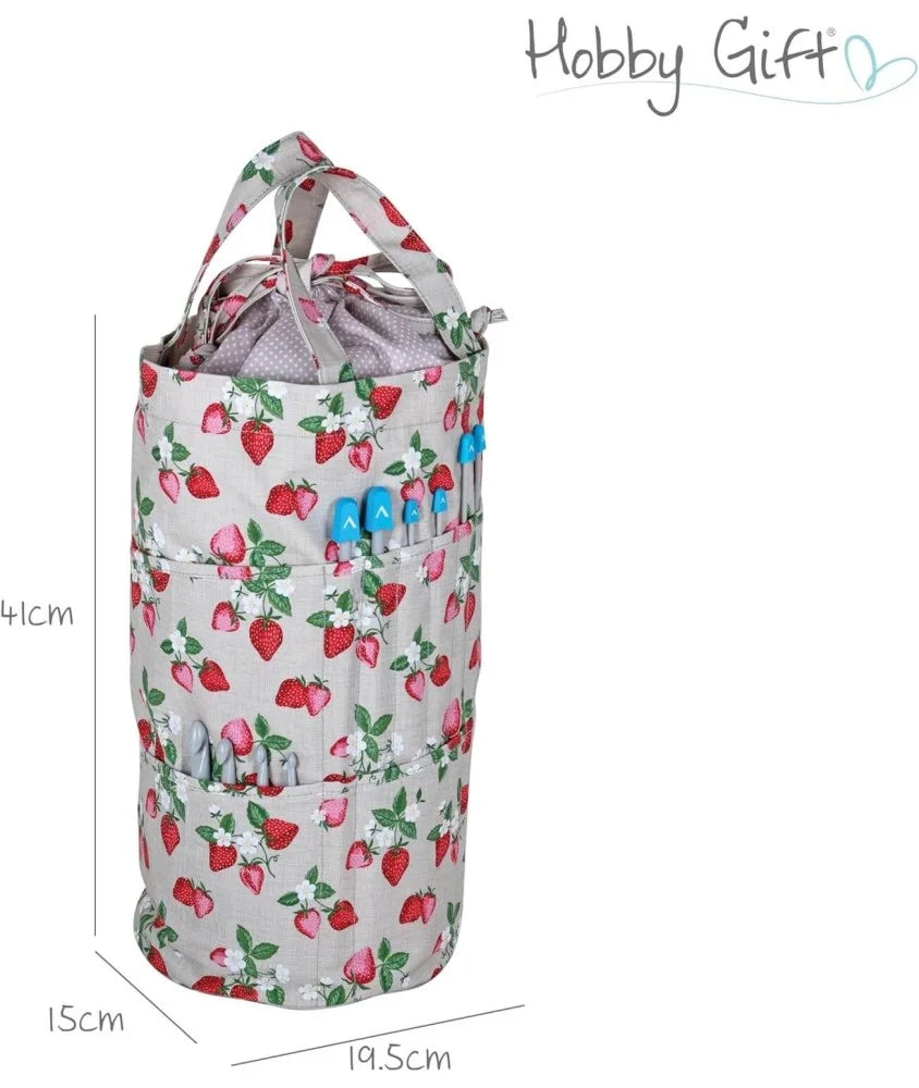 Sac de rangement à cordon - Fraises