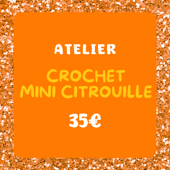 atelier crochet citrouille lyon